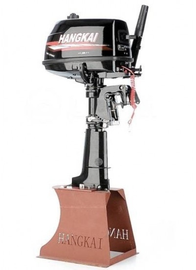 Мотор лодочный Hangkai 6.0 HP 2-х тактный + бак 12 литров
