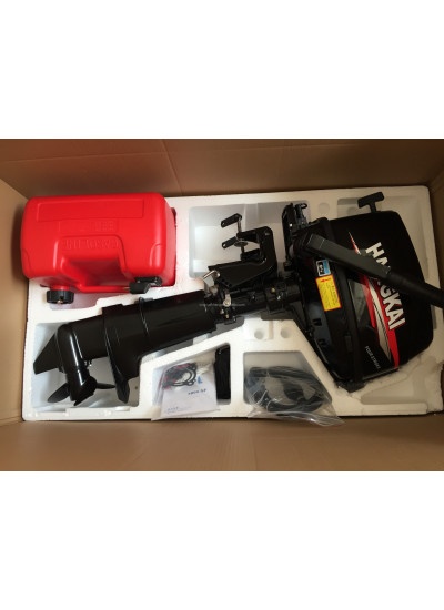 Мотор лодочный Hangkai 6.5 HP 4-х тактный + выносной бак