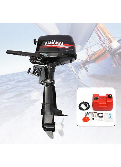 Мотор лодочный Hangkai 6.5 HP 4-х тактный + выносной бак