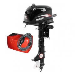 Мотор лодочный HIDEA HD5 HS + бак 12 литров