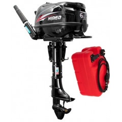 Мотор лодочный Hidea HDF5 PRO + выносной бак 12 литров