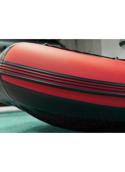 Лодка ПВХ Kitt Boats 410 НДНД (черный/красный)