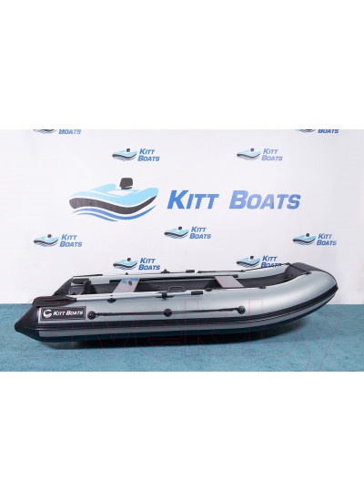 Лодка ПВХ Kitt Boats 300 НДНД (черный/серый)