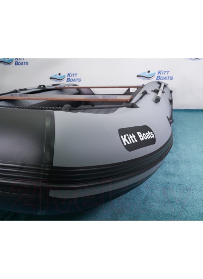 Лодка ПВХ Kitt Boats 360 НДНД (черный/серый)