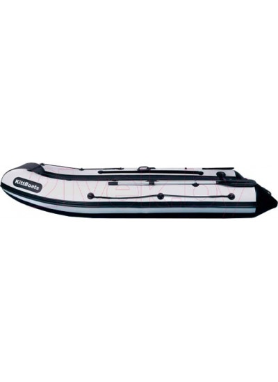 Лодка ПВХ Kitt Boats 390 НДНД (черный/белый)