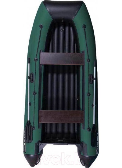 Лодка ПВХ Kitt Boats 320 НДНД (черный/зеленый)