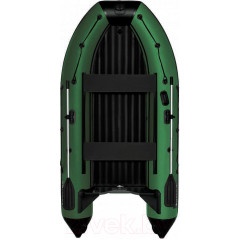 Лодка ПВХ Kitt Boats 300 НДНД (черный/зеленый)