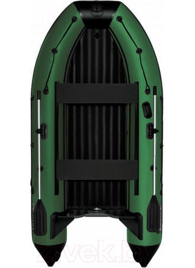 Лодка ПВХ Kitt Boats 300 НДНД (черный/зеленый)