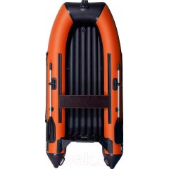 Лодка ПВХ Kitt Boats 270 НДНД (черный/оранжевый)