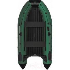 Лодка ПВХ Kitt Boats 350 НДНД (черный/зеленый)