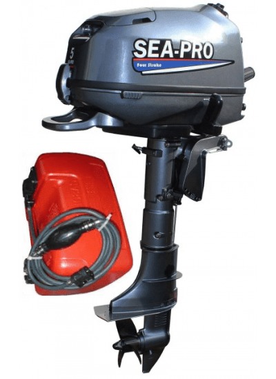Мотор лодочный Sea-Pro F5S + Бак 12 литров