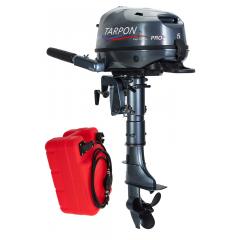 Мотор лодочный Tarpon F5S PRO + бак 12 литров