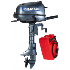 Мотор лодочный Yadao F5S + бак 12 литров