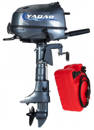 Мотор лодочный Yadao F5S + бак 12 литров