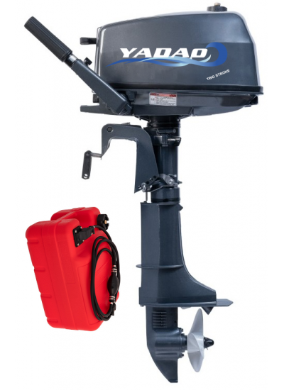 Мотор лодочный Yadao 5.0 + бак 12 литров