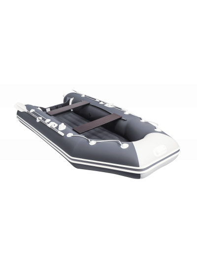 Лодка ПВХ АКВА 3200 НДНД графит / светло-серый