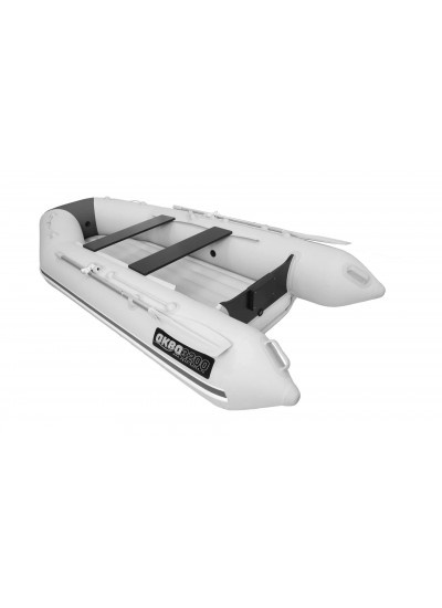Лодка ПВХ АКВА 3200 НДНД светло-серый / графит
