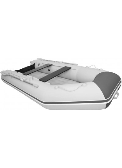 Лодка ПВХ Аква 3400 НДНД светло-серый / графит