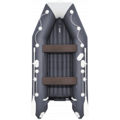 Лодка ПВХ АКВА 3200 НДНД графит / светло-серый