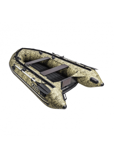 Лодка ПВХ Apache 3300 НДНД Камуфляж Камыш