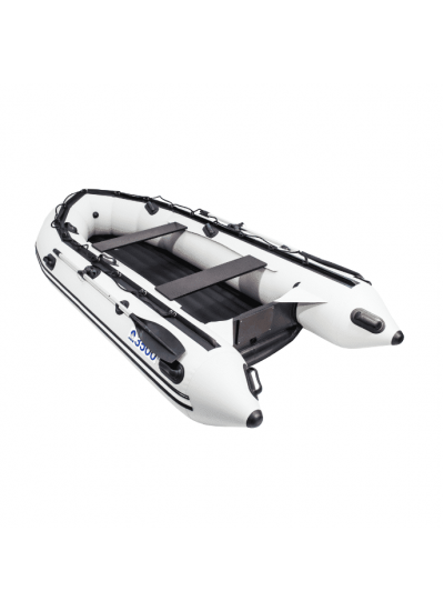 Лодка ПВХ Apache 3500 НДНД Светло-серый