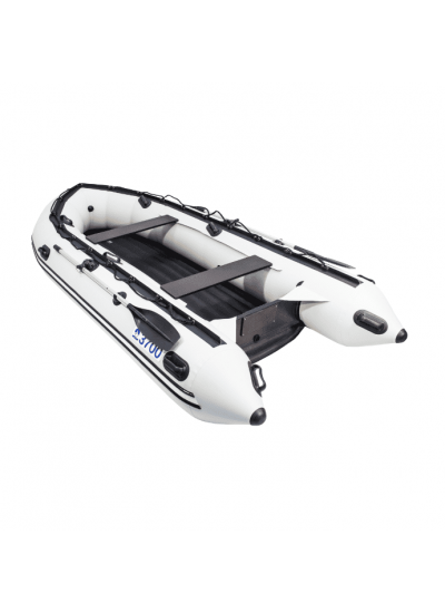 Лодка ПВХ Apache 3700 НДНД Светло-серый