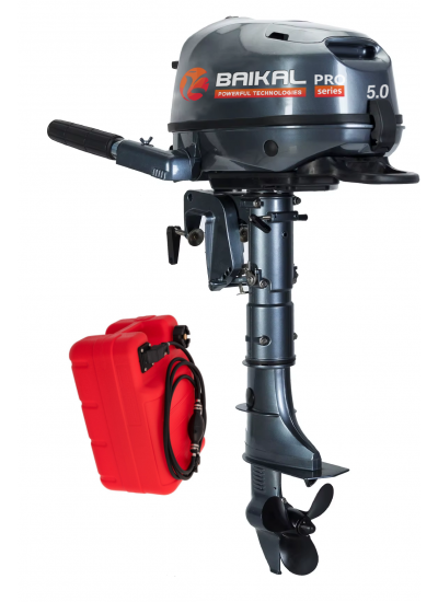 Мотор лодочный Байкал F5.0 PRO SERIES + выносной бак