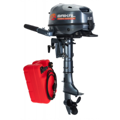 Мотор лодочный Байкал F5.0 + выносной бак