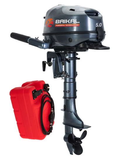 Мотор лодочный Байкал F5.0 + выносной бак
