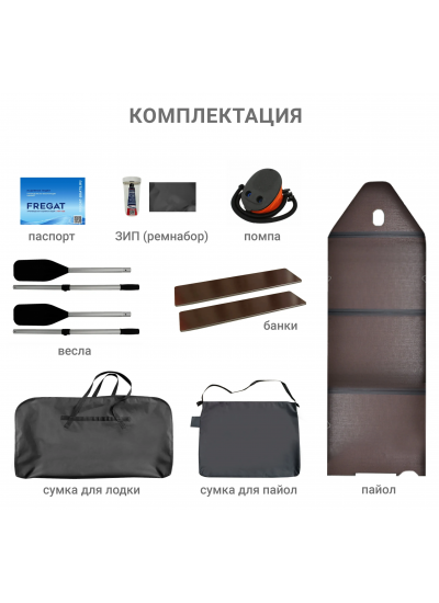 Лодка ПВХ Фрегат 280 ЕК