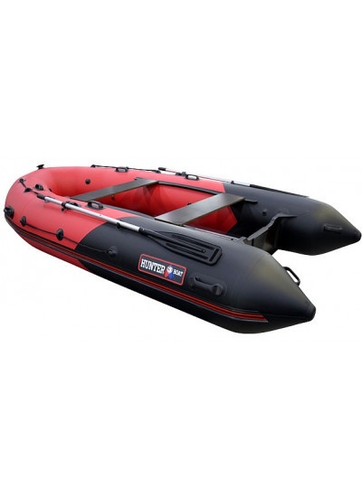 Лодка ПВХ Хантер 380 ПРО фанерный пол