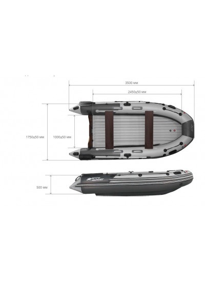 Лодка ПВХ Reef SKAT TRITON 350