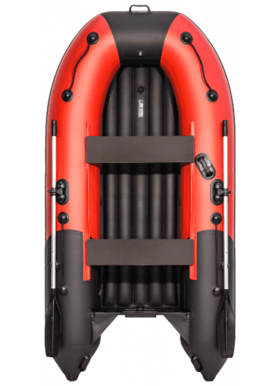 Лодка ПВХ Ривьера Компакт 2900 НДНД "Комби" красный/черный