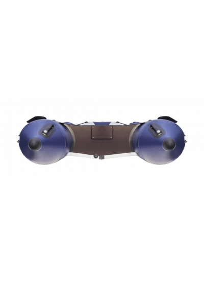 Лодка ПВХ Ривьера Компакт 3400 СК "Комби" светло-серый/синий