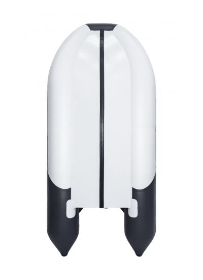 Лодка ПВХ Ривьера Компакт 3400 СК "Комби" светло-серый/черный