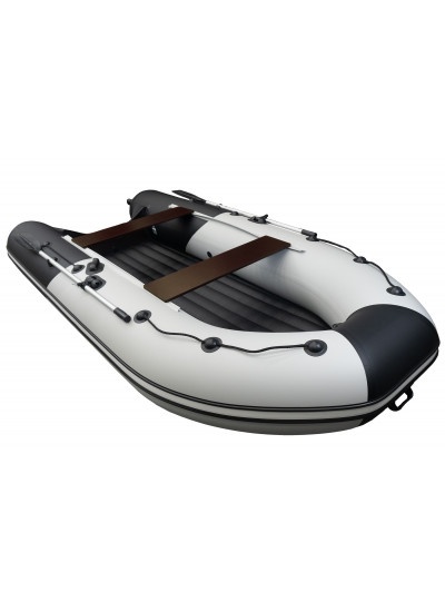 Лодка ПВХ Ривьера Компакт 3600 НДНД "Комби" светло-серый/черный Лодка ПВХ Ривьера Компакт 3600 НДНД "Комби" светло-серый/черный