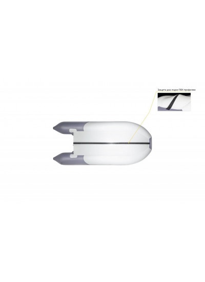 Лодка ПВХ Ривьера Компакт 3200 СК "Комби" светло-серый/графит Лодка ПВХ Ривьера Компакт 3200 СК "Комби" светло-серый/графит