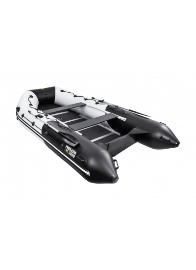 Лодка ПВХ Ривьера Максима 3800 СК "Комби" светло-серый/черный Лодка ПВХ Ривьера Максима 3800 СК "Комби" светло-серый/черный