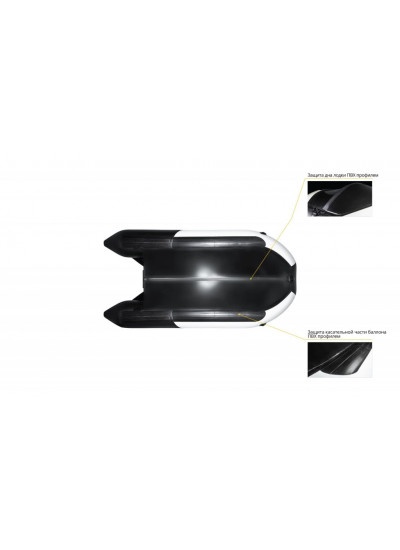 Лодка ПВХ Ривьера Максима 3800 СК "Комби" светло-серый/черный Лодка ПВХ Ривьера Максима 3800 СК "Комби" светло-серый/черный