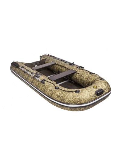Лодка ПВХ Ривьера Компакт 3400 СК "Камуфляж" камыш