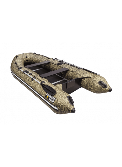Лодка ПВХ Ривьера Компакт 3400 СК "Камуфляж" камыш