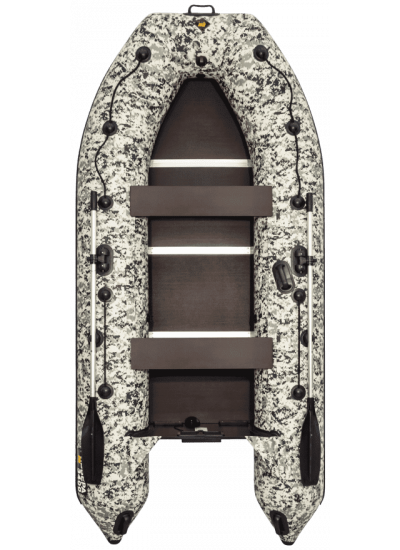 Лодка ПВХ Ривьера Компакт 3400 СК "Камуфляж" пиксель