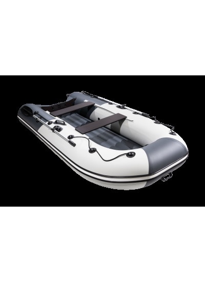 Лодка ПВХ Ривьера Компакт 3200 НДНД "Комби" светло-серый/графит