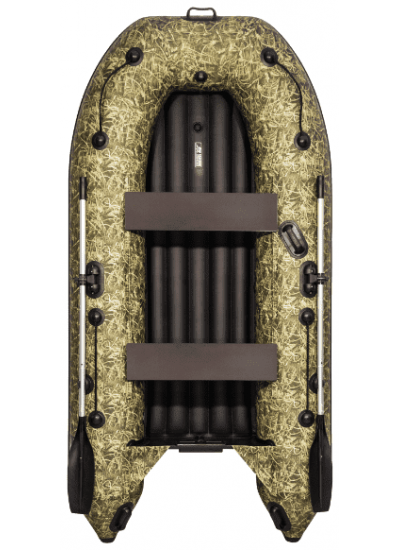 Лодка ПВХ Ривьера Компакт 2900 НДНД "Камуфляж" камыш