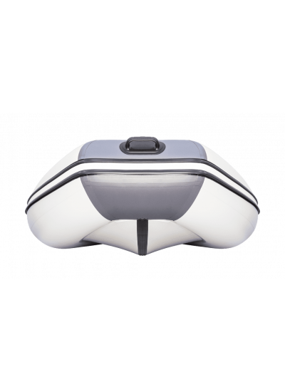 Лодка ПВХ Ривьера Компакт 3600 СК "Комби" светло-серый/графит