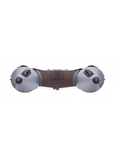 Лодка ПВХ Ривьера Компакт 3600 СК "Комби" светло-серый/графит