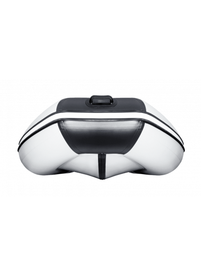 Лодка ПВХ Ривьера Компакт 3600 СК "Комби" светло-серый/черный