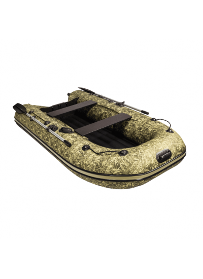 Лодка ПВХ Ривьера Компакт 2900 НДНД "Камуфляж" камыш