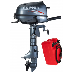 Мотор лодочный Шкипер 5.0 HP 4-х тактный + выносной бак
