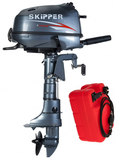 Мотор лодочный Шкипер 5.0 HP 4-х тактный + выносной бак